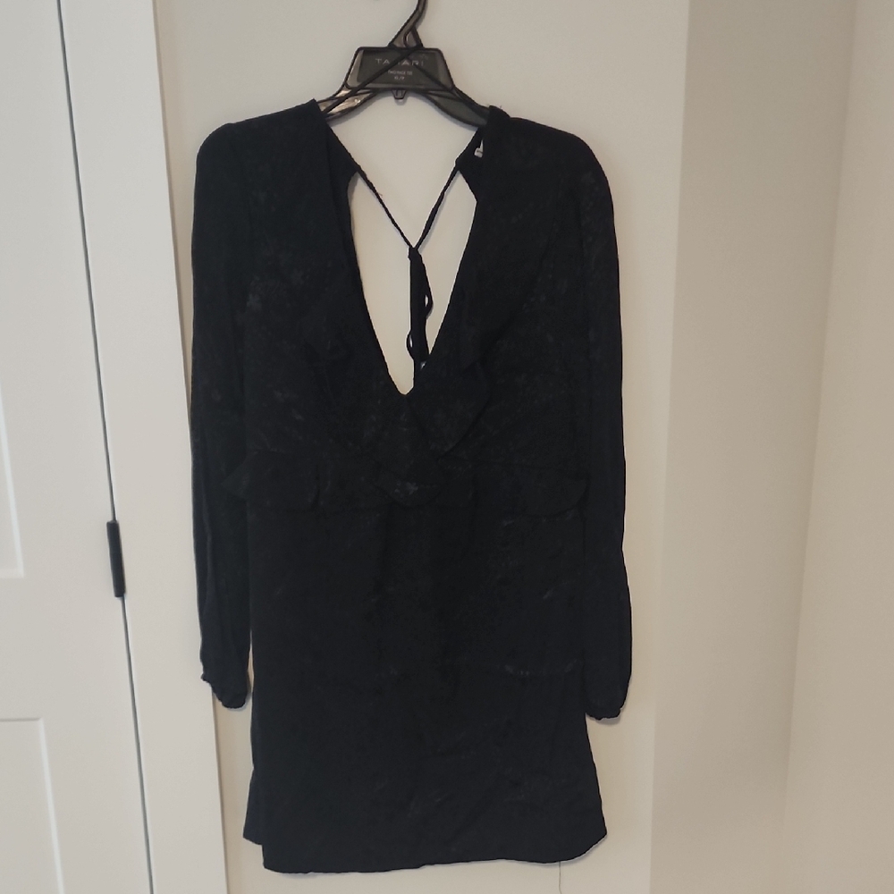 Willow & Clay Black Mini Dress